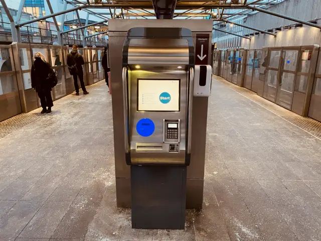Billede af Vanløse Metrostation.