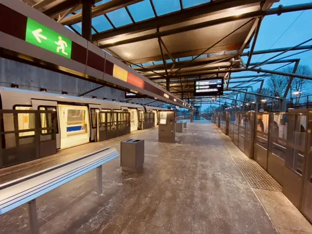 Billede af Vanløse Metrostation.
