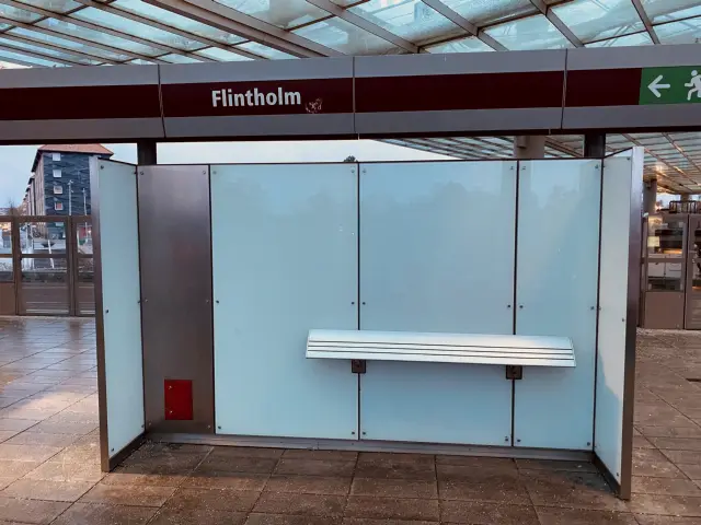 Billede af Flintholm Metrostation.