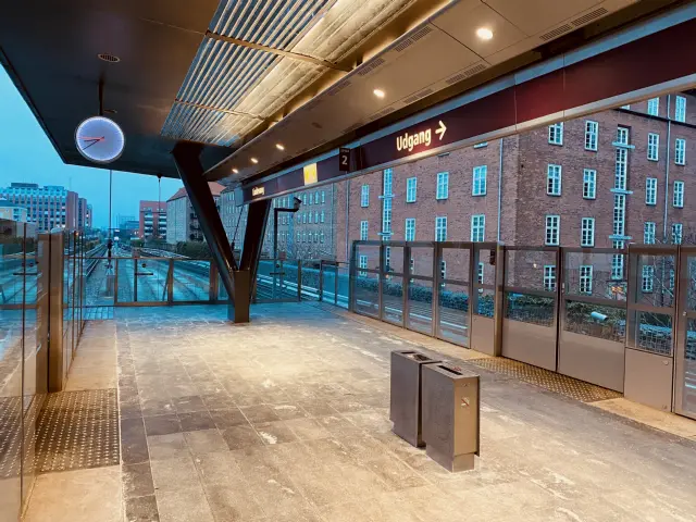 Billede af Lindevang Metrostation.