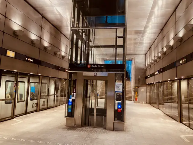 Billede af Frederiksberg Metrostation.