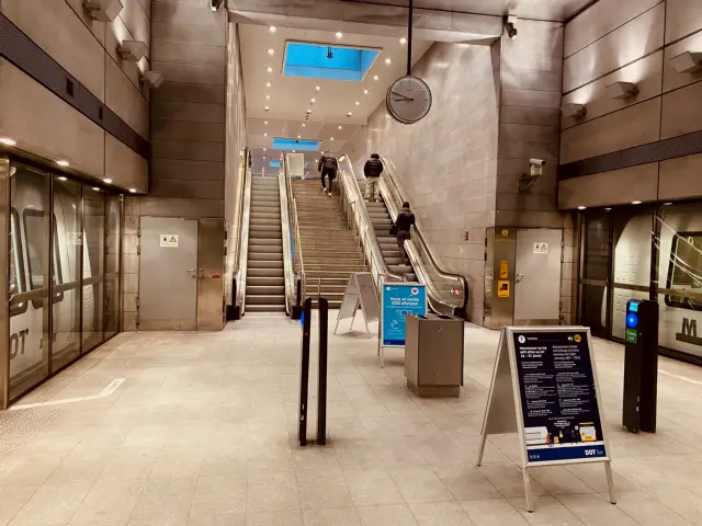 Billede af Frederiksberg Metrostation.