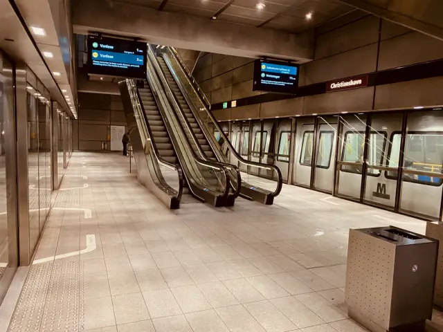 Billede af Christianshavn Metrostation.