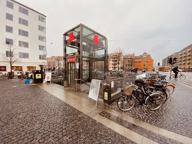 Billede af Christianshavn Metrostation.