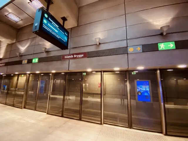Billede af Islands Brygge Metrostation.