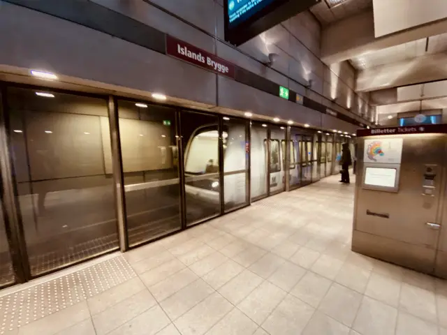 Billede af Islands Brygge Metrostation.