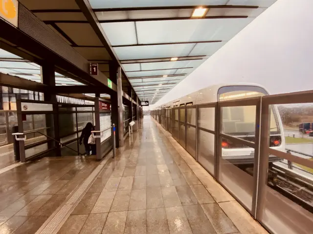 Billede af DR Byen Metrostation.