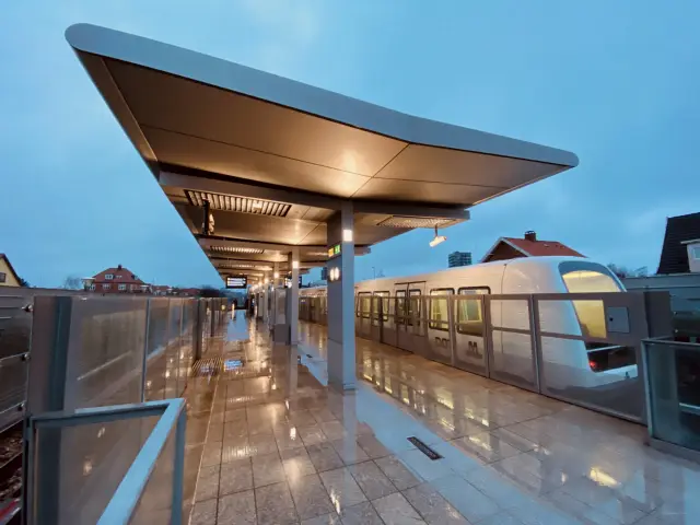 Billede af Amager Strand Metrostation.