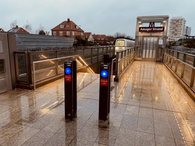 Billede af Amager Strand Metrostation.