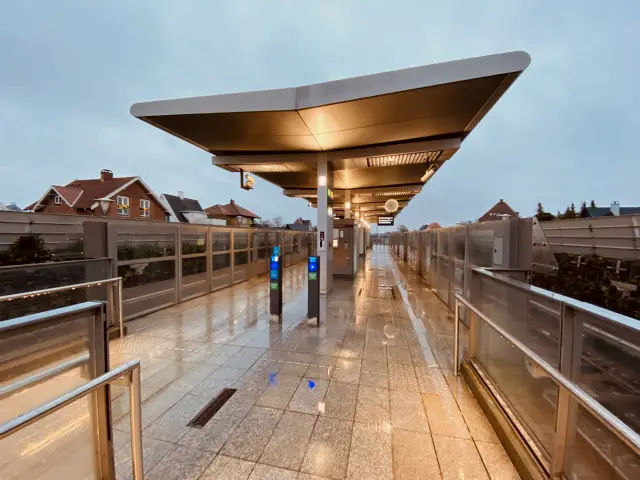 Billede af Amager Strand Metrostation.