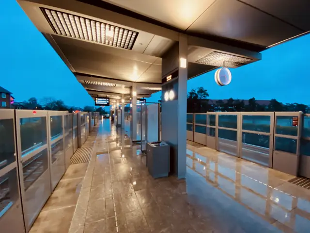 Billede af Kastrup Metrostation.