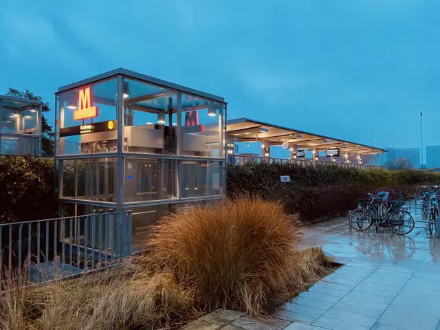 Billede af Kastrup Metrostation.