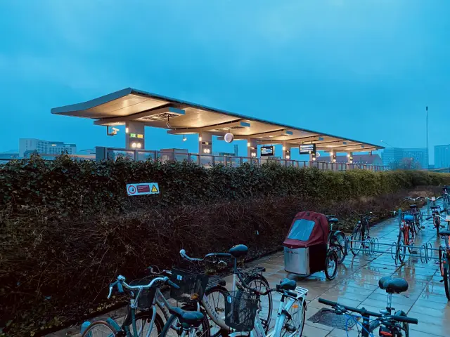 Billede af Kastrup Metrostation.