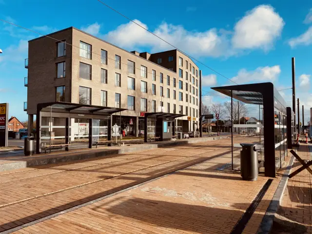 Billede af Korsløkke Letbanestation.