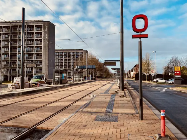 Billede af Korsløkke Letbanestation.
