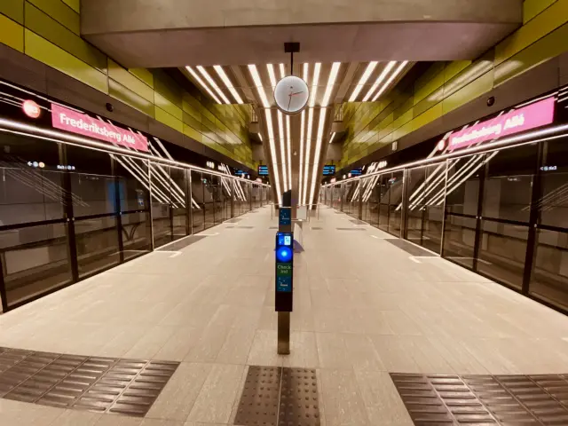 Billede af Frederiksberg Allé Metrostation.