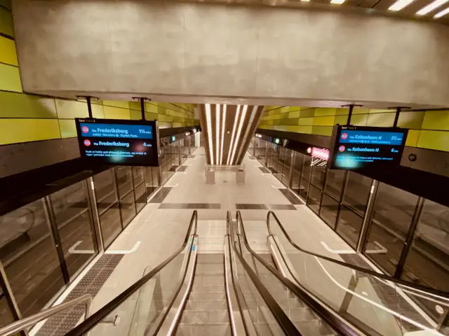 Billede af Frederiksberg Allé Metrostation.