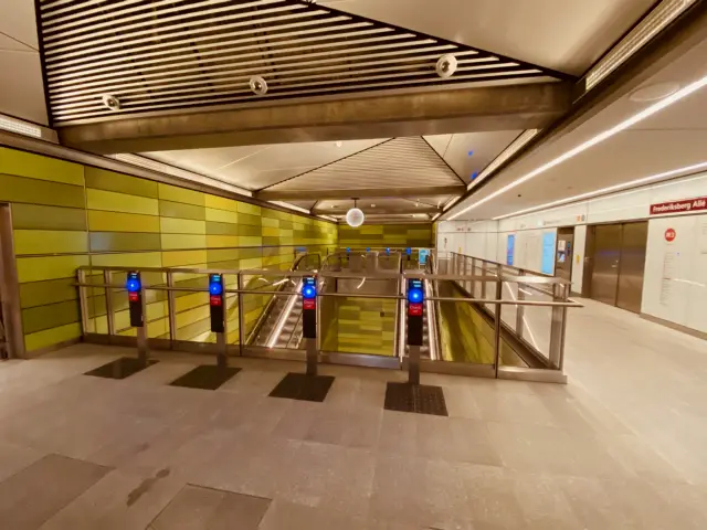 Billede af Frederiksberg Allé Metrostation.