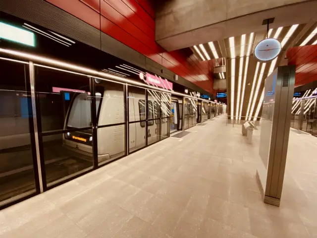 Billede af Nørrebro Metrostation.