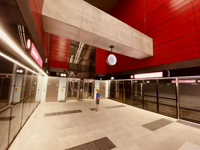 Billede af Nørrebro Metrostation.