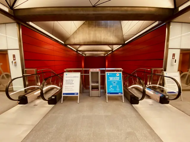 Billede af Nørrebro Metrostation.