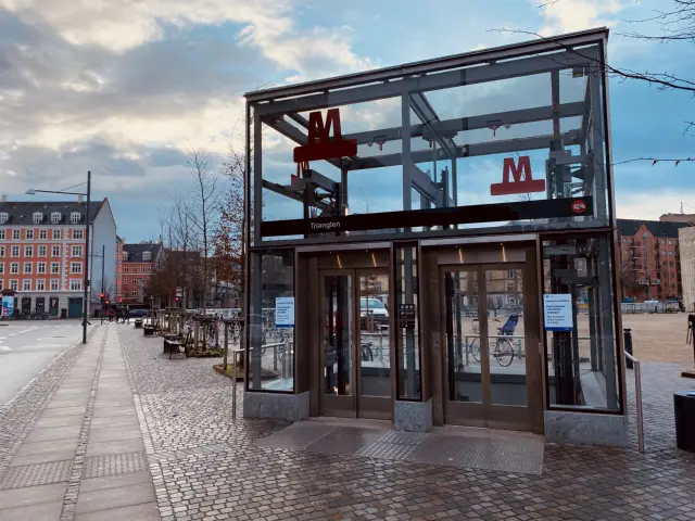 Billede af Trianglen Metrostation.