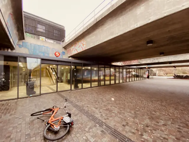 Billede af Ryparken S-togstrinbræt.