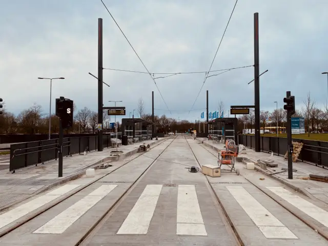 Billede af Cortex Park Letbanestation.