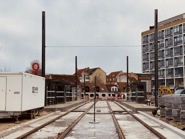 Billede af Benedikts Plads Letbanestation.