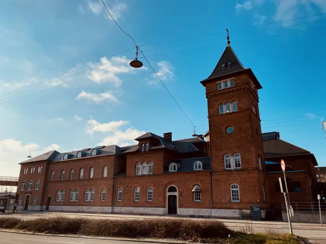 Billede af Østerport Stations remise.