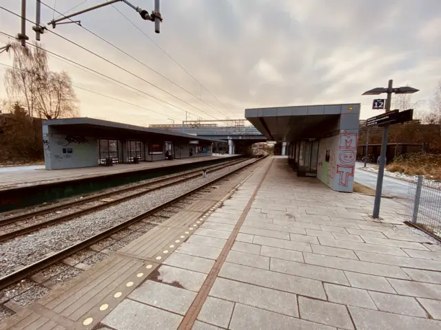 Billede af Danshøj S-togsstation.
