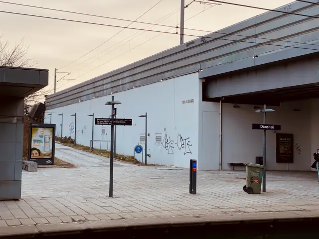 Billede af Danshøj S-togsstation.