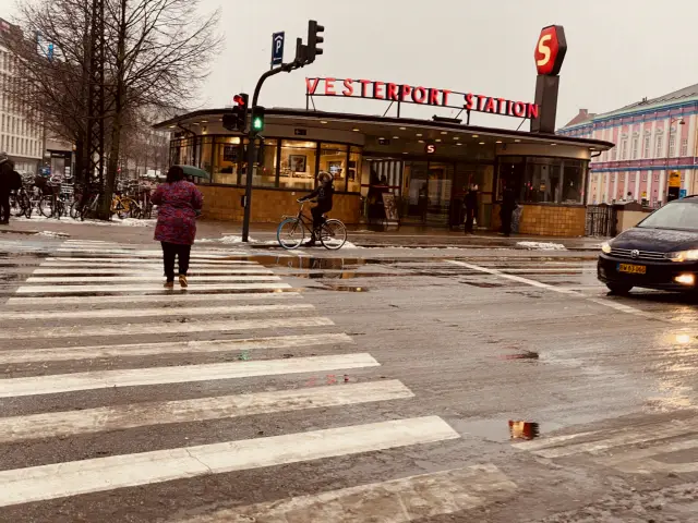 Billede af Vesterport Station.