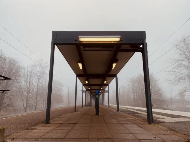 Billede af Værløse S-togstrinbræt.