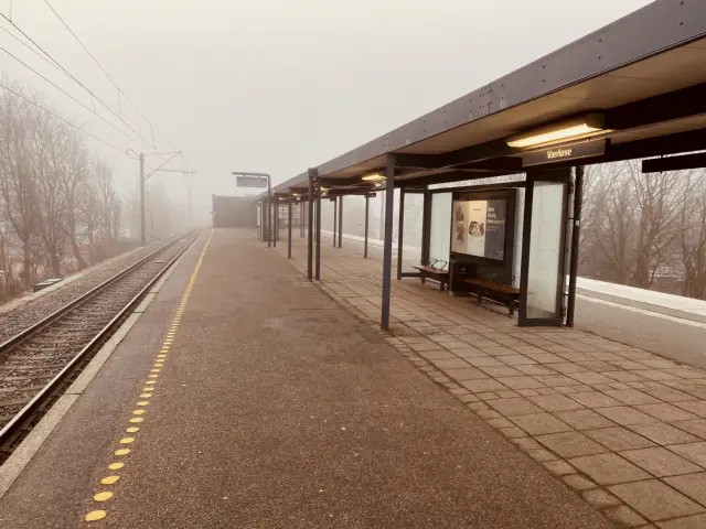 Billede af Værløse S-togstrinbræt.