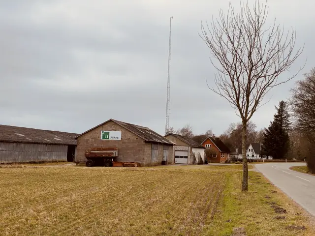 Billede af Branderup-Mølle Holdeplads er nedrevet, men Branderup-Mølle Holdeplads har ligget her.