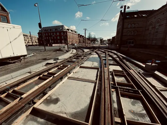 Billede af Vesterbro Letbanestation.