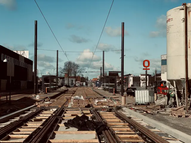 Billede af Vesterbro Letbanestation.