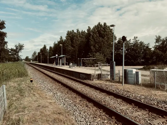 Billede af Hanehoved Station.
