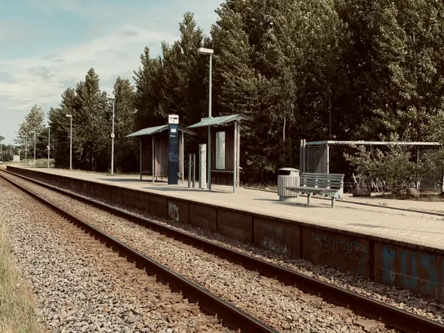 Billede af Hanehoved Station.