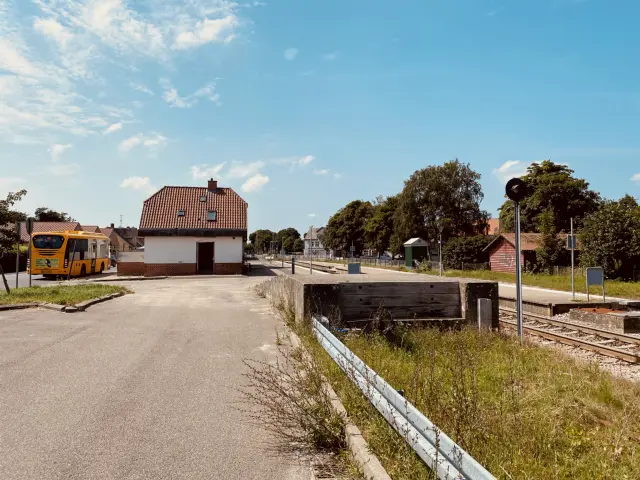 Billede af Stenlille Stations læsserampe.