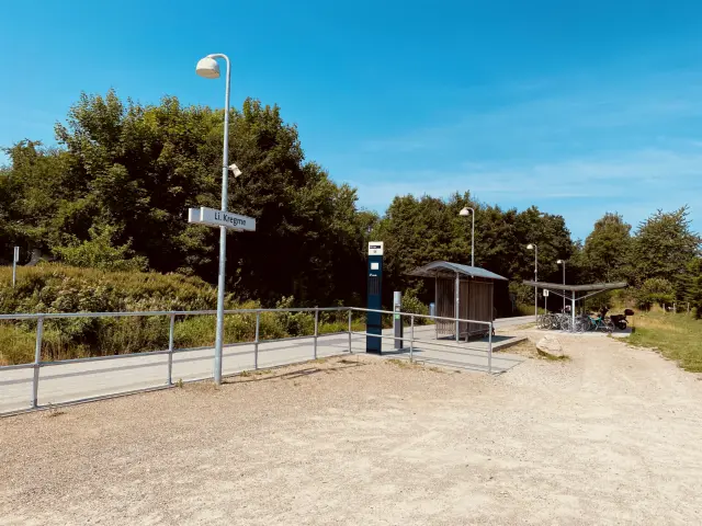 Billede af Lille Kregme Station.