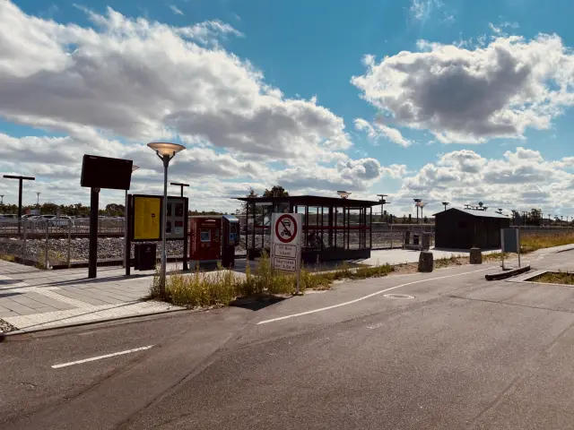 Billede af Aalborg Lufthavn Station.