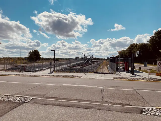 Billede af Aalborg Lufthavn Station.