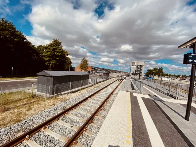 Billede af Aalborg Lufthavn Station.