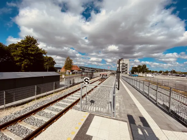 Billede af Aalborg Lufthavn Station.