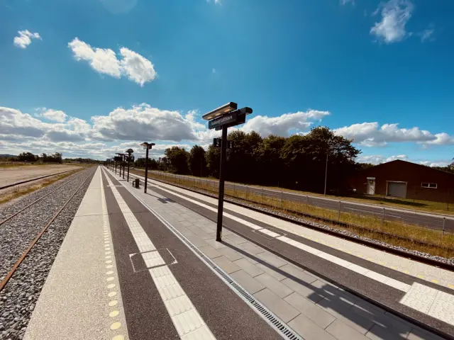 Billede af Aalborg Lufthavn Station.