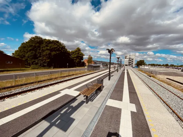 Billede af Aalborg Lufthavn Station.
