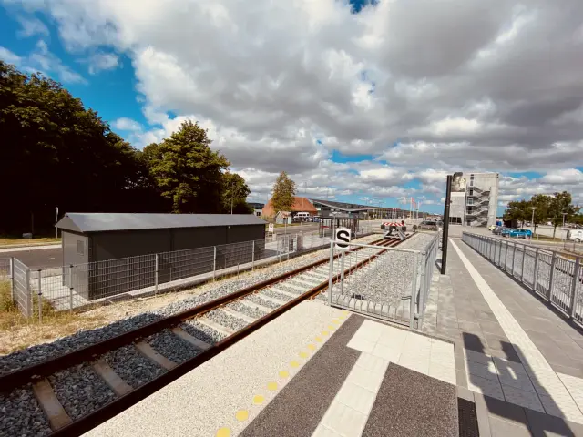Billede af Aalborg Lufthavn Station.