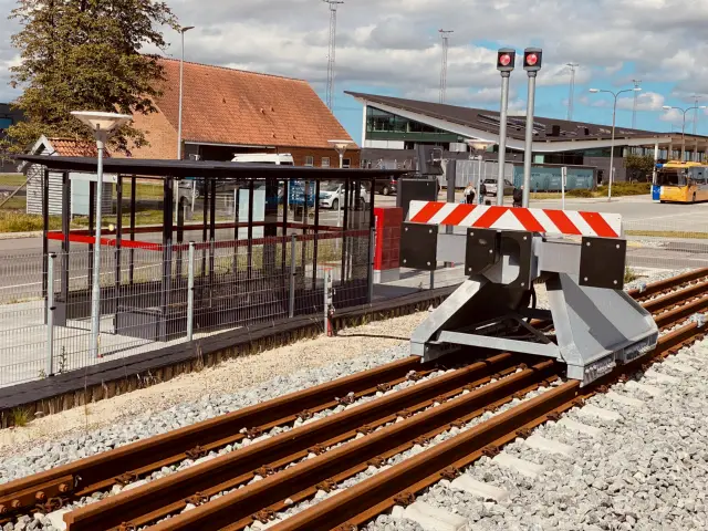 Billede af Aalborg Lufthavn Station.